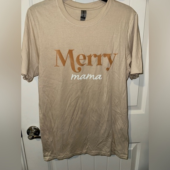 gildan soft Tops - Merry Mama Graphic T-Shirt